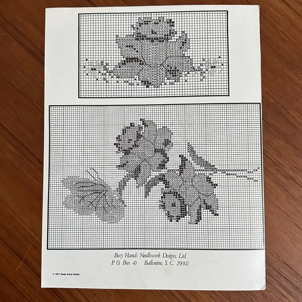 To See Thee More Clearly Cross Stitch Pattern 1977
